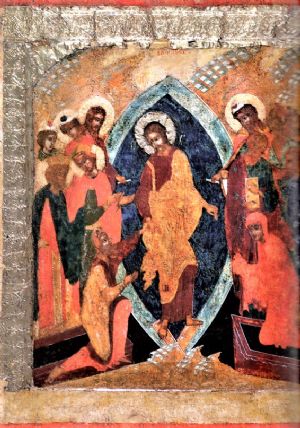 Образ XVI  века, из иконостаса Успенского собора Свияжского мужского монастыря.